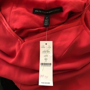 Pastel red maxi dress